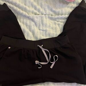 Figs Black Women's Scrub Pants
